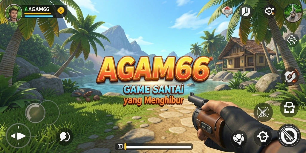 Tampilan gameplay AGAM66 yang penuh warna dan menyenangkan.