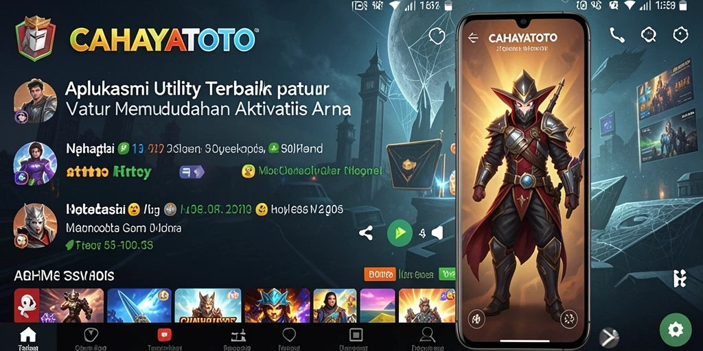 Tangkapan layar <strong>CAHAYATOTO</strong> menunjukkan antarmuka aplikasi yang sederhana dan berfungsi.