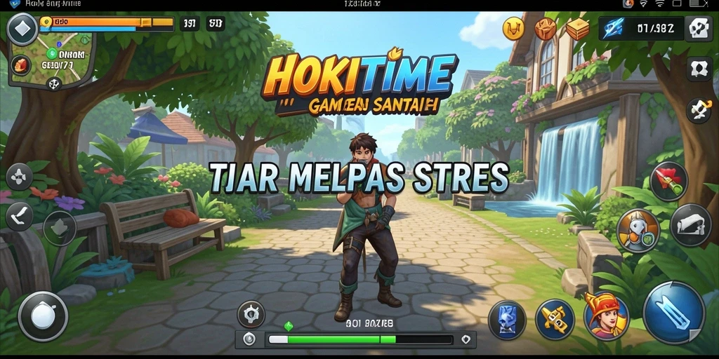Screenshot HOKITIME menampilkan gameplay seru dan penuh warna.