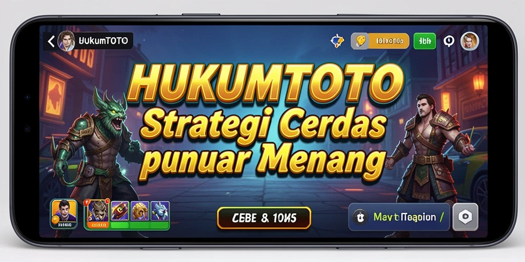 Tampilan gameplay HUKUMTOTO menunjukkan strategi yang menegangkan dan mendebarkan.