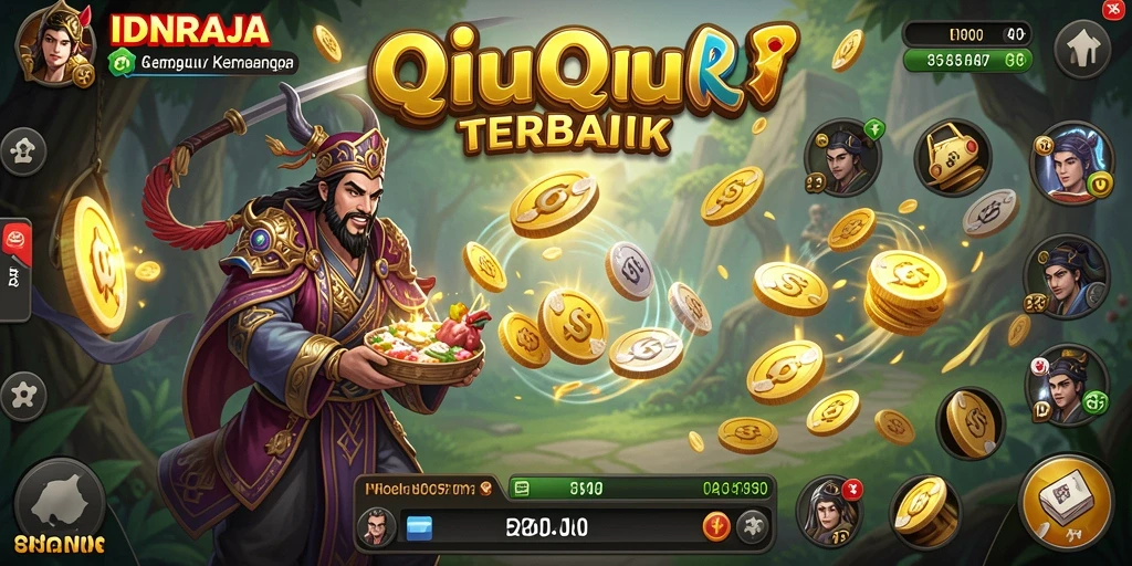 Tampilan gameplay QiuQiu yang seru dan menantang.