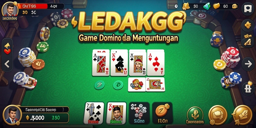 Tampilan gameplay seru dan menantang dalam LEDAKGG.