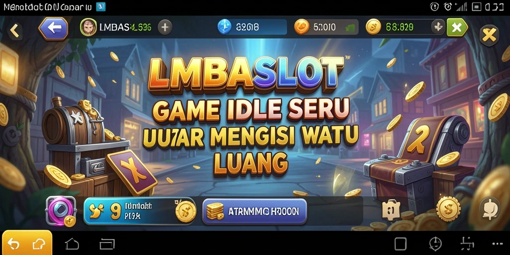 Tampilan gameplay LMBASLOT yang menampilkan pengelolaan dan eksplorasi.