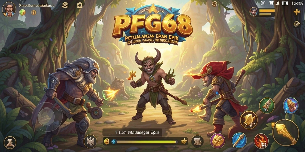 Gameplay menakjubkan dalam PGG68 memperlihatkan dunia petualangan yang luas.