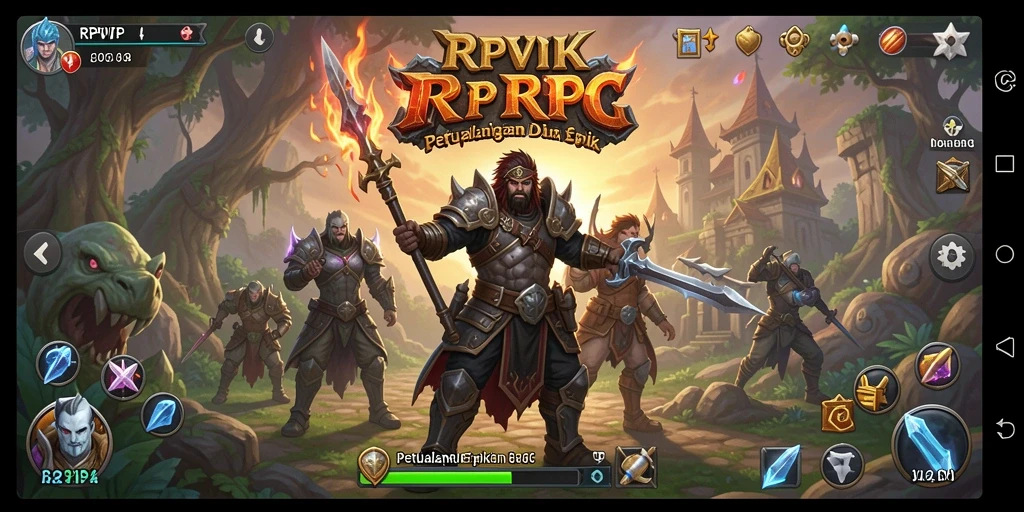 Tampilan gameplay RPVIP4 yang memukau dan menantang.