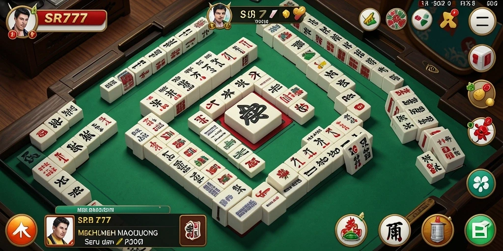 Screenshot gameplay <strong>SR777</strong> menampilkan keseruan saat bermain Mahjong.