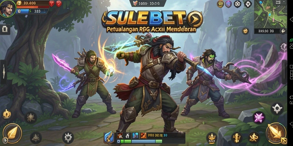 Screenshot gameplay SULEBET menampilkan aksi pertempuran yang seru.