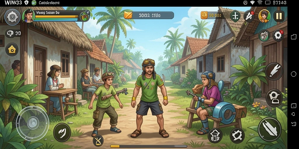 Tampilan gameplay WIN33 yang penuh warna dan menyenangkan.