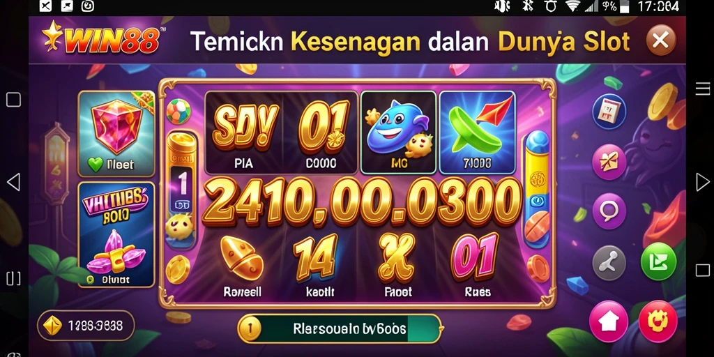 Tangkapan layar gameplay <strong>WIN88</strong> yang menunjukkan keseruan putaran Slot.